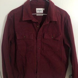 Goodfellow & Co. Maroon Flannel (Men Medium)